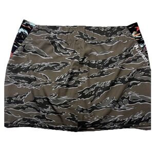 Hurley Phantom Women's‎ Skirt Size 30 Green Mini Performance Retro